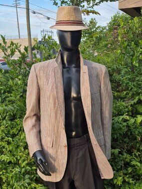 Mickey Freeman (USA) Customized for Rutland's Men's Pure Silk Luxury Blazer